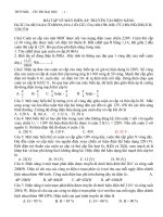 CHUYEN DE VE MAY BIEN THE