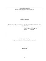 Biểu hiện của quan hệ quyền thế trong các diễn ngôn hội thoại (khảo sát trên tư liệu một số truyện ngắn hiện đại)