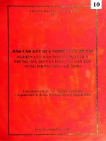 Nghiên cứu bảo tồn và phát huy giá trị văn hóa và các dân tộc vùng phong nha, kẻ bàng