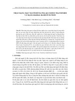 Báo cáo khoa học  nhận dạng mặt người dùng polar cosine transform và mạng radial basis function 