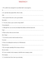 CÂU TƯƠNG ĐƯƠNG ANH 9