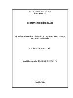 Hệ thống bảo hiểm xã hội ở việt nam hiện nay   thực trạng và giải pháp   luận văn ths  kinh tế   60 31 01 pdf