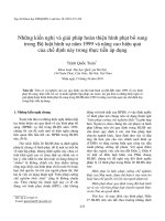 Báo cáo   những kiến nghị và giải pháp hoàn thiện hình phạt bổ sung trong bộ luật hình sự năm 1999 và nâng cao hiệu quả