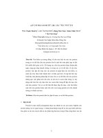 Báo cáo khoa học  lập chỉ mục cơ sở dữ liệu cấu trúc protein