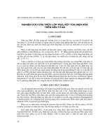 Báo cáo  nghiên cứu cấu trúc lớp pbo2 kết tủa điện hóa trên nền titan   