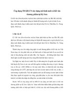 Báo cáo nghiên cứu khoa học   ứng dụng TB KH CN xây dựng mô hình nuôi cá hồi vân thương phẩm tại kỳ sơn