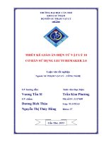 “thiết kế giáo án điện tử vật lí 10 cơ bản sử dụng lecturemaker 2 0” 