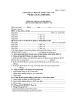 Biên bản thanh lý hợp đồng khám chữa bệnh BHYT: Mẫu số 19/BHYT