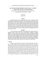 Báo cáo nghiên cứu khoa học     đặc TRƯNG sử DỤNG PHƯƠNG TIỆN từ VỰNG – cú PHÁP TRONG TIỂU THUYẾT của ĐÔSTÔIEVSKI  