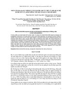 PHÂN TÍCH đa DẠNG TRÌNH tự NUCLEOTID ADN TY THỂ và mối QUAN hệ DI báo cáo khoa học   TRUYỀN của bò H’MÔNG với một số QUẦN THỂ bò KHÁC 