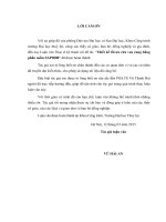 Thiết kế tối ưu cửa van cung bằng phần mềm SAP2000 