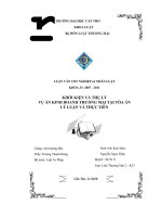 Khởi kiện và thụ lý vụ án kinh doanh thương mại tại tòa án   lý luận và thực tiễn 