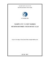 Nghiên cứu và thử nghiệm mô hình bỏ phiếu thăm dò dư luận   luận văn ths  công nghệ thông tin  60 48 01 04 pdf