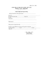 Mẫu số 30-CBH: Giấy đề nghị tạm ứng mai táng