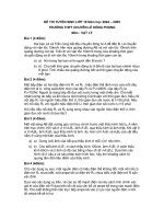 Đề Lý vào lớp 10 LHP http://violet.vn/thcs nguyenvantroi hochiminh