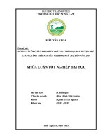 đánh giá công tác thanh tra đất đai trên địa bàn huyện phú lương, tỉnh thái nguyên giai đoạn từ 2012 đến năm 2014 