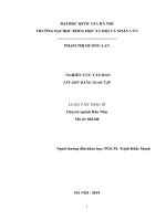 Nghiên cứu văn bản tây sơn bang giao tập    b luận văn ths  hán nôm  60 22 40 pdf