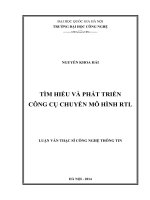 Tìm hiểu và phát triển công cụ chuyển mô hình RTL  luận văn ths  công nghệ thông tin  60 48 01 03 pdf