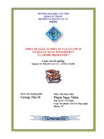 thiết kế giáo án điện tử vật lý lớp 10 cơ bản sử dụng powerpoint và adobe presenter 7 