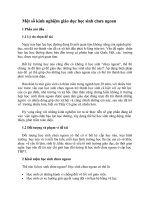 Một số kinh nghiệm giáo dục học sinh chưa ngoan