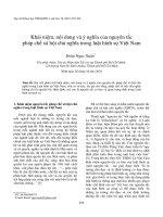 Báo cáo   khái niệm, nội dung và ý nghĩa của nguyên tắc pháp chế xã hội chủ nghĩa trong luật hình sự việt nam