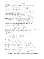 Một số dạng toán ôn thi 9