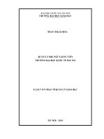 Quản lý đội ngũ giảng viên trường đại học quốc tế bắc hà   luận văn ths  giáo dục học  60 14 01 14 pdf