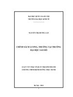 Chính sách lương, thưởng tại trường đại học sao đỏ   luận văn ths  kinh doanh và quản lý  60 34 05 pdf