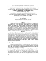 Báo cáo nghiên cứu khoa học     PHÂN LUỒNG học SINH SAU TRUNG học cơ sở (THCS) và TRUNG học PHỔ THÔNG (THPT) góp PHẦN NÂNG CAO CHẤT LƯỢNG NGUỒN NHÂN lực TỈNH ĐỒNG THÁP TRONG THỜI kỳ hội NHẬP  