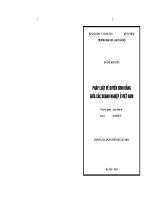 Tóm tắt luận án tiến sĩ luật học  pháp luật về quyền bình đẳng giữa các doanh nghiệp ở việt nam