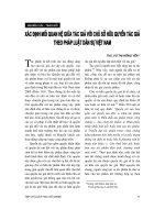 Báo cáo   xác định mối quan hệ giữa tác giả với chủ sở hữu quyền tác giả theo pháp luật dân sự việt nam   