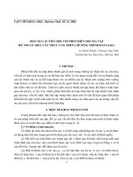 Báo khoa học  một số cải tiến đối với phép biến đổi ma tập để tối ưu hóa câu truy vấn trên chương trình datalog 