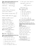 Giải một số bài tập lượng giác