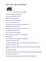 Driver máy in HP (toàn tập)