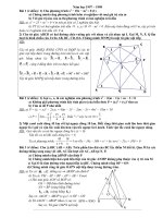 Đề và đáp án thi THPT năm học 1997 1998