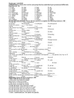 đề thi trắc nhiệm