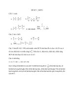 đề học hè toán lớp 4 lên lớp 5