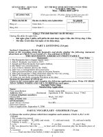 thi vao 10 chinh thuc Nam Dinh