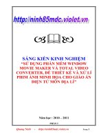 SÁNG KIẾN KINH NGHIỆM ĐỊA LÍ ninhmdc