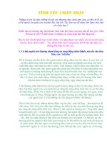 DẤU HIỆU TÌNH YÊU THẬT