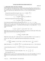 Bài giải chi tiết đề thi TN THPT 2011