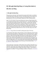 đề cương ôn tập môn đường lối