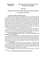 Báo cáo  và hướng dẫn tự đánh giá gửi kèm theo thông báo về đăng ký KĐCL 2011