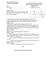 đề thi thử môn vật lý của thanh hoa