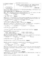 ĐÁP ÁN CHÍNH XÁC ĐỀ LÝ   TN 2011