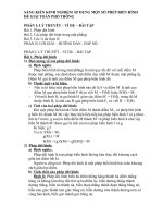 SÁNG KIẾN KINH NGHIỆM ÁP DỤNG MỘT SỐ PHÉP BIẾN HÌNH ĐỂ GIẢI TOÁN PHỔ THÔNG.doc