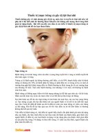 Thuốc trị mụn trứng cá gây dị tật thai nhi