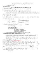 Tài liệu ôn thi vật Lý  vào 10 năm 2011