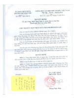 QĐ công nhận danh hiệu đơn vị văn hóa năm 2010