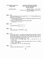 TSL10 Chuyên Toán 2008 2009